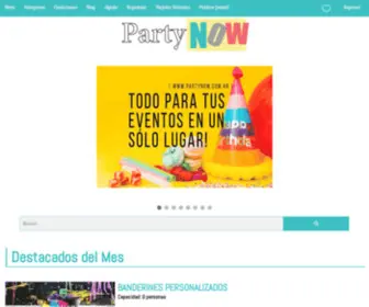 Partynow.com.ar(Todo para tu fiesta en un solo lugar) Screenshot