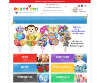 PartyonStore.com(PartyonStore) Screenshot