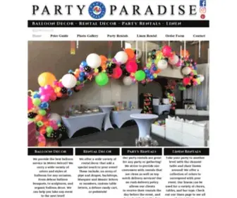 Partyparadise.com(Party Paradise) Screenshot