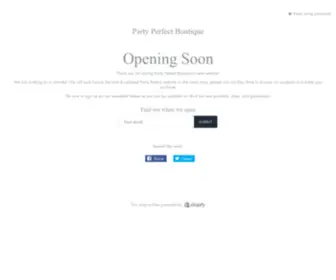 Partyperfectboutique.com(Party Perfect Boutique) Screenshot