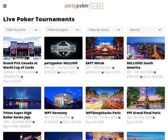 Partypokerlive.com Screenshot