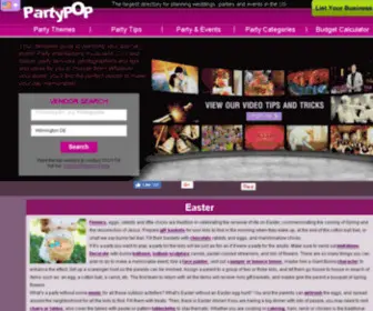 Partypop.com(Find Entertainers for wedding and special events) Screenshot