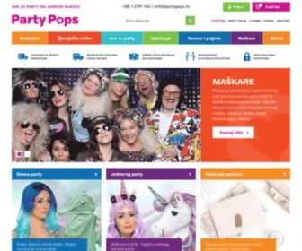 Partypops.hr(Party Pops) Screenshot