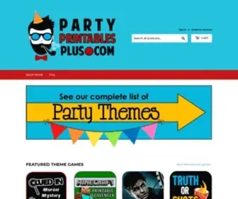 Partyprintablesplus.com(PartyGamesPlus) Screenshot