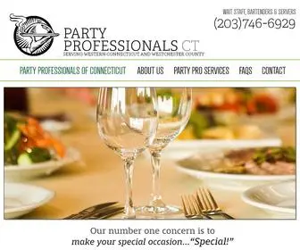 Partyprofessionalsct.com(PARTY PROFESSIONALS CT) Screenshot