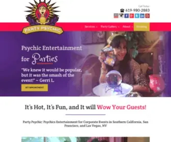 Partypsychic.com(California Psychic Horoscopes) Screenshot