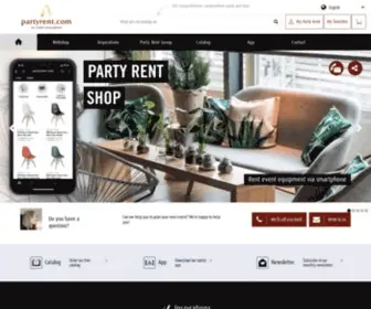 Partyrent.com(Party Rent) Screenshot