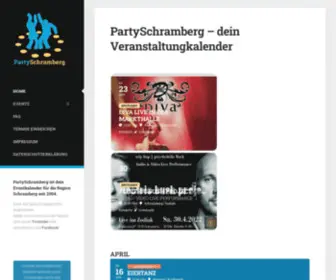 Partyschramberg.de(Keeping the valley alive) Screenshot