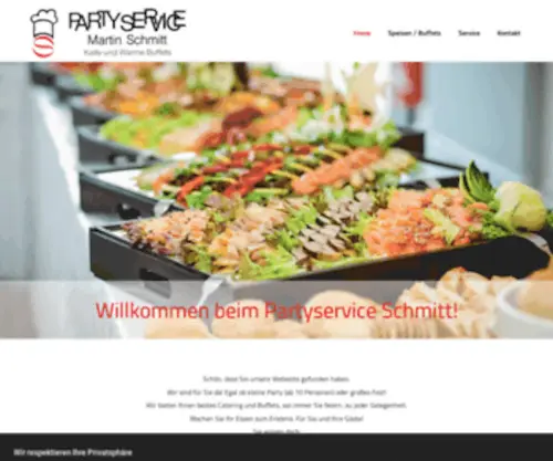 Partyservice-SChmitt.de(Martin Schmitt Catering und Partyservice in Kelkheim) Screenshot