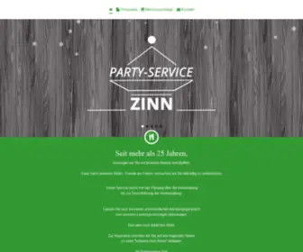 Partyservice-Zinn.de(Catering · Partyservice) Screenshot