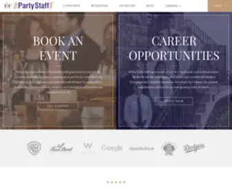 Partystaff.com(Party Staff) Screenshot