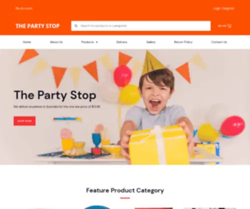 Partystop.com.au(Party Stop) Screenshot