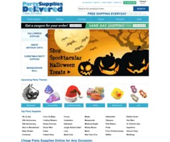 Partysuppliesdelivered.com(Party Supplies) Screenshot