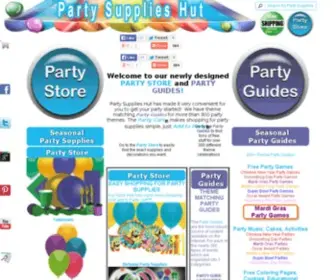 Partysupplieshut.com(Party Supplies) Screenshot