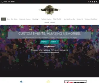 Partytimetexas.com(Dallas DJs) Screenshot