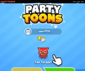 Partytoons.online(Partytoons io Game) Screenshot