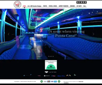 Partytourspuntacana.com(#1 PUNTA CANA PARTY BUS) Screenshot