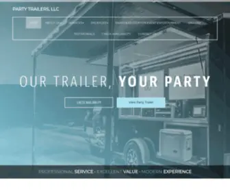 Partytrailers.net(Party Trailers LLC) Screenshot