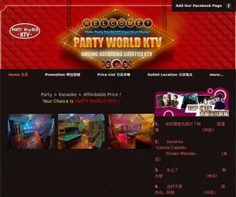 Partyworldktv.com.sg(Home 主页) Screenshot