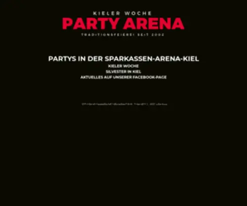Partyzentrum.de(Kieler Woche Party Arena 2013) Screenshot
