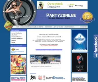 Partyzone.be(Just another WordPress site) Screenshot