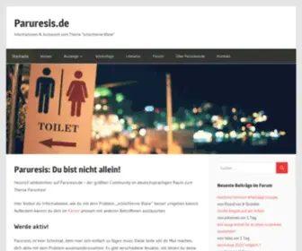 Paruresis.de(Austausch) Screenshot