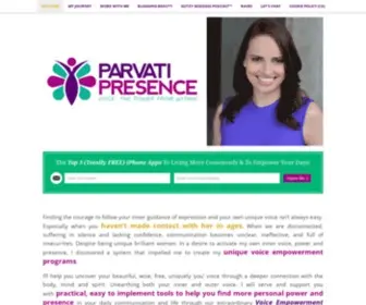 Parvatipresence.com(Women Empowerment) Screenshot