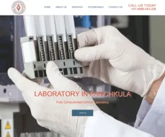 Parveenmedilabservices.in(Best Laboratory in Panchkula Zirakpur Parveen Medilab Services) Screenshot