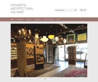 Pasadenaarchitecturalsalvage.com(Pasadena Architectural Salvage) Screenshot