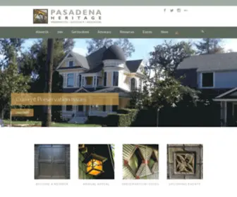 Pasadenaheritage.org(Pasadenaheritage) Screenshot