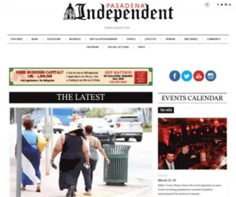 Pasadenaindependent.com(Pasadena Independent) Screenshot