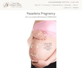 Pasadenapregnancy.com(FOWH OB GuideFair Oaks Women's Health) Screenshot