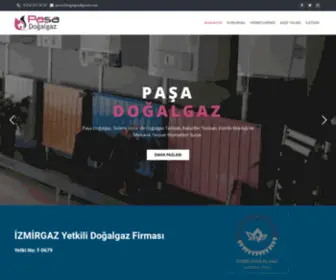 Pasadogalgaz.net(Paşa Doğalgaz) Screenshot