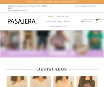 Pasajeramoda.com.ar(Pasajera Moda) Screenshot