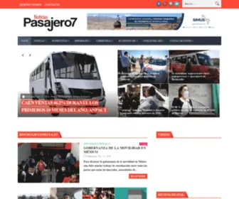 Pasajero7.com.mx(Inicio) Screenshot