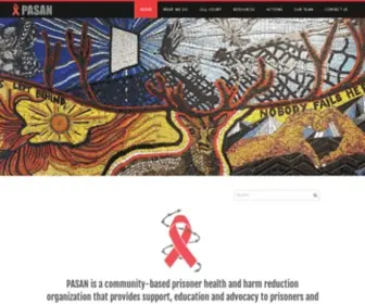 Pasan.org(AIDS) Screenshot