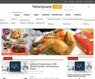 Pasanglang.com(Klang Social Network) Screenshot