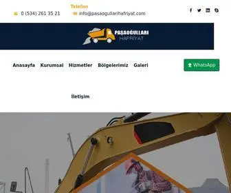 Pasaogullarihafriyat.com(M Hizmetleri) Screenshot