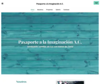 Pasaportealaimaginacion.com(Inicio) Screenshot