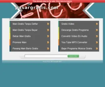 Pasargratis.com(Situs Iklan Gratis) Screenshot