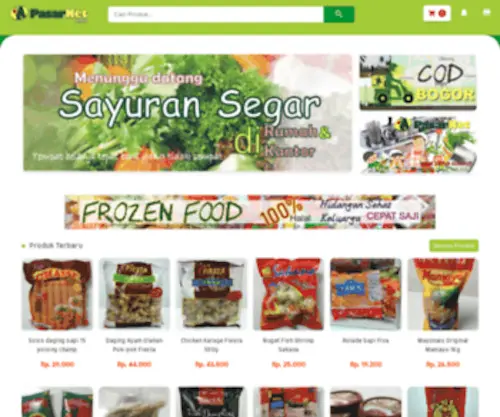 Pasarnet.com(Belanja tepat bagi yang tidak sempat) Screenshot