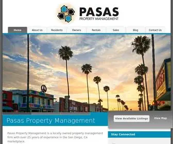 Pasaspropertymanagement.com(Pasas Property Management) Screenshot