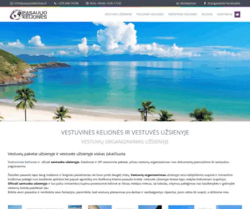 Pasauliokeliones.lt(Vestuvinės Kelionės) Screenshot