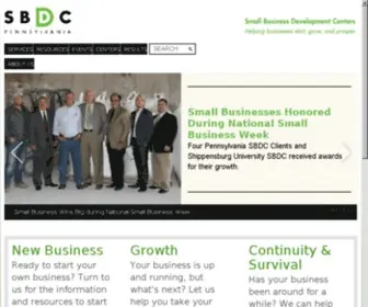 Pasbdc.org(Pennsylvania SBDC) Screenshot