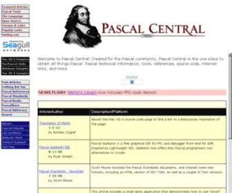 Pascal-Central.com(Pascal Central) Screenshot