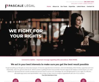 Pascalelegal.com.au(Pascale Legal) Screenshot