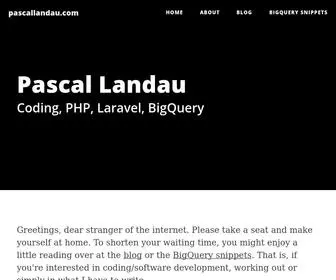 Pascallandau.com(Pascal Landau ¯\) Screenshot
