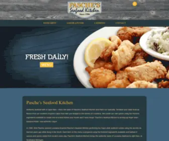 Paschesseafoodkitchen.com(Pasche's Seafood Kitchen) Screenshot