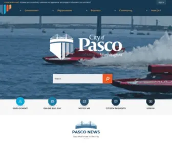 Pasco-WA.gov(Pasco, WA) Screenshot