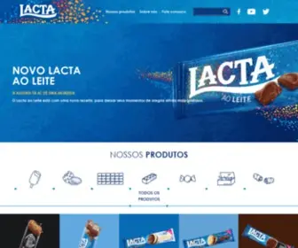 Pascoalacta.com.br(Lacta Chocolates) Screenshot